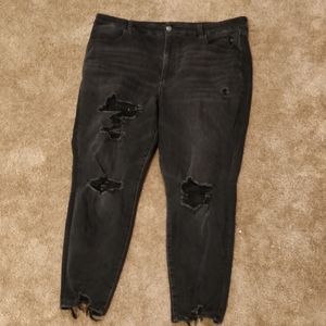 Black Ripped Dream Jeans